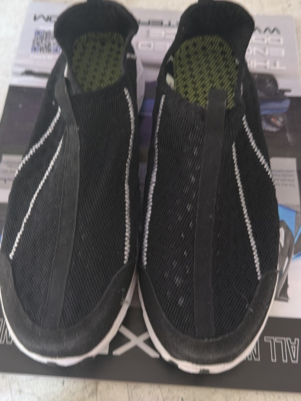 Men's Slip-On Athletic Water-Ready Shoes - Black